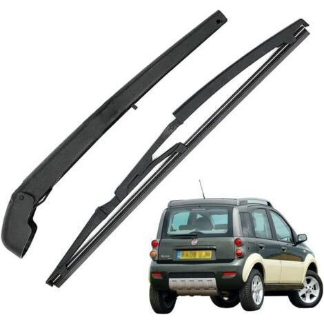 Rear Wiper Arm and Wiper Blade, Rear Wiper Arm Natural Rubber All Weather Replacement Kit for FIAT Panda 169 2003-2010 (1/5)