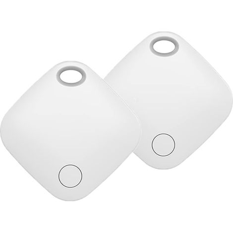 Etiqueta inteligente, localizador de objetos Bluetooth, rastreador de llaves Bluetooth, paquete de 2, alcance de 30 m, alertas de fuera de alcance y otras funciones gratuitas, para llaves, carteras y  (1/5)