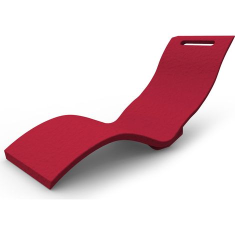 Lettino chaise longue da esterno giardino seduta a terra arkema serendipity cherry (1/5)