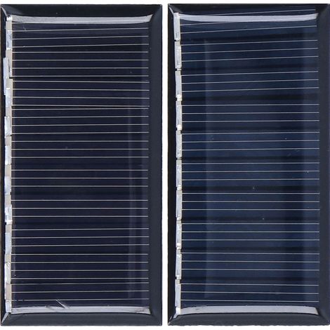 Mini-Solarzellen, 0,25 W, 5 V, tragbar, polykristallines Silizium, wetterfest, langlebig, vielseitig einsetzbar (1/5)