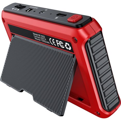Oscilloscope numérique portable NF-622 de Tontop Products, avec batterie au lithium intégrée, rouge (1/3)