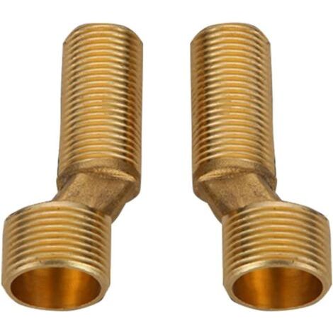Csparkv – Raccord excentré pour mitigeur bain douche – Laiton de haute qualité – Espacement réglable 135-165 mm – Filetage G1/2 à G3/4