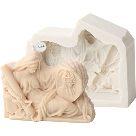 3D-Silikonform für Kerzen, Jungfernfamilie, DIY, -2 (1/5)