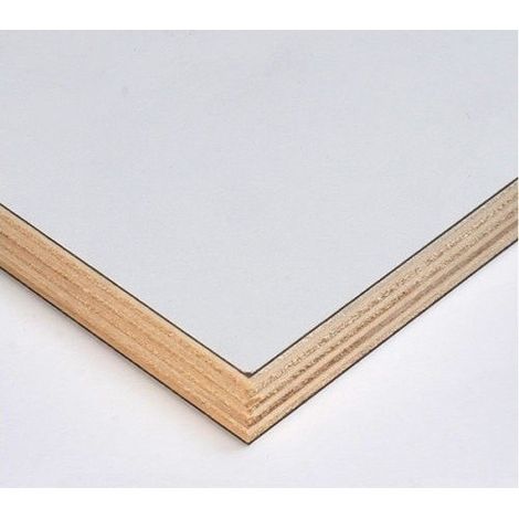 Pannello multistrato bilaminato bianco opaco mm 18 x 600 x 1200 laminato (1/2)