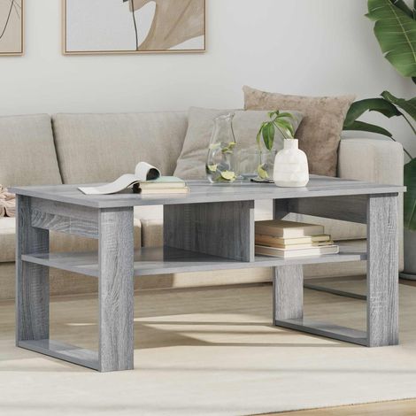 Couchtisch Graues Sonoma 96 x 54 x 44 cm Holzwerkstoff