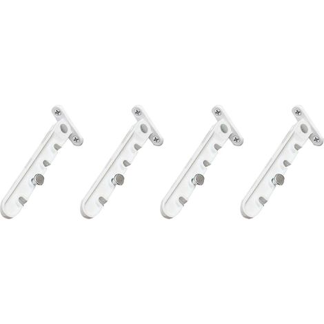 4 butées de verrouillage de fenêtrebutées de positionrenforts anti-vent pour porte à battantsécurité domestiqueverrou de sécurité enfant blanc (1/5)