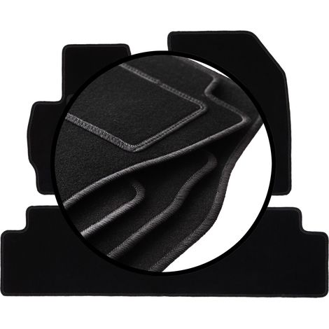 Komplettset Veloursmatten für: Mazda Premacy II Minivan (2005-2010)