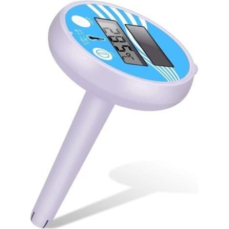 Thermomètre de piscine numérique flottant – PVC incassable – Plage de mesure jusqu'à 50°C – Pour piscines. spas et aquariums (1/5)