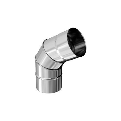 Coude inox 60° plissé inox D125 TOLERIE EMAILLERIE NANTAISE 263125 (1/2)