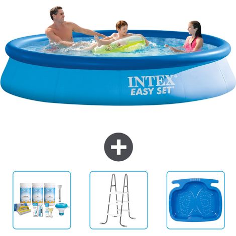 Intex Piscine Easy Set Ronde - 366x76 cm - 4-pièces S30623 (1/4)