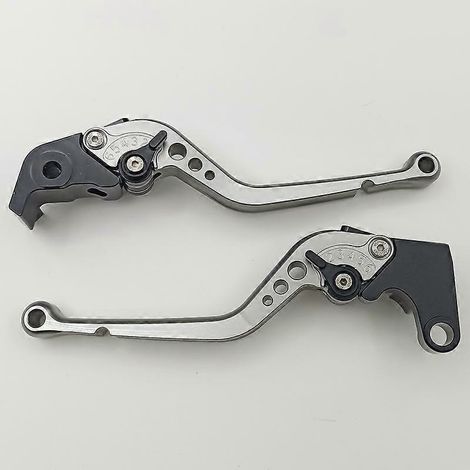 Pour Yamaha YZF R1 09-14 Réglage modifié Levier de frein, d'embrayage et de klaxon en alliage d'aluminium (gris 3) (1/5)