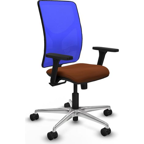 Chaise de bureau piqueras y crespo Motilla noir mousse épaisse (1/2)