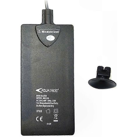 Ultradünner Aquarienheizer 7,5 W, 15 W, 25 W, flexibles Heizelement für Fisch- und Schildkrötenbecken, Thermostat-Temperaturregler 220–240 V (1/5)