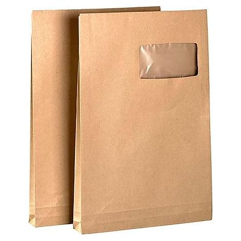 Pochettes à soufflets -229x324 mm - avec fenêtre - Boite de 50 - Maxiburo