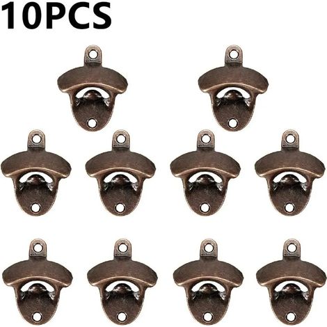 Lot de 10 ouvre-bouteilles mural en alliage de zinc pour cuisine (1/3)