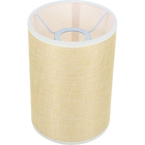 Abat-Jour de Rechange pour Lampe sur Pied en Lin Naturel, Style Rustique, Diamètre Compatible Lampadaire, pour Salon, Bureau et Chambre Couleur Aléatoire (1/5)