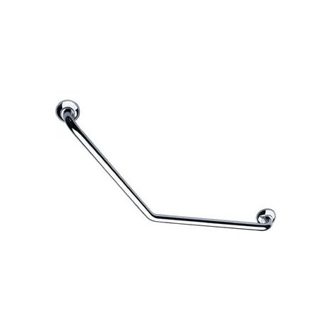 Barra angular 135° 400x400 mm, D.25 mm Cromada