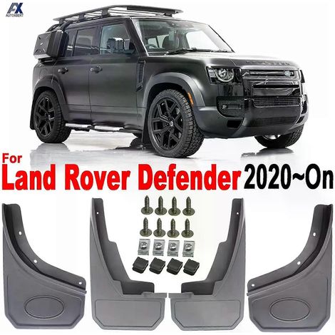 Kit de 4 bavettes garde-boue, protections anti-éclaboussures, ailes de voiture pour Land Rover Defender L663 - Accessoires-xj (1/5)