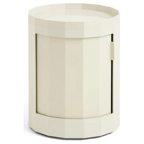 [GEBRAUCHT] B-Ware HAY Facet Container Rollcontainer Aufbewahrung niedrig eggshell mit Füßen Rollen (1/2)