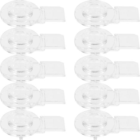 GLEAVI 10 Verrous de porte pour animaux en acrylique transparent (1/5)
