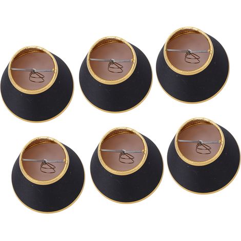 6 abat-jour en tissu élégants et contemporains pour lustres à ampoules à pince et lampes de table. (1/5)