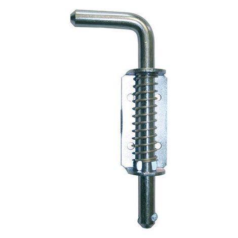 Verrou à levier 14mm zingué blanc – Pour bois dur – Technologie de ressort pour verrouillage rapide – AFBAT (1/3)
