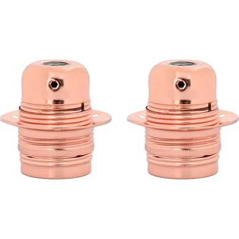 Douilles de lampe 2 pcs bronze or rose E27