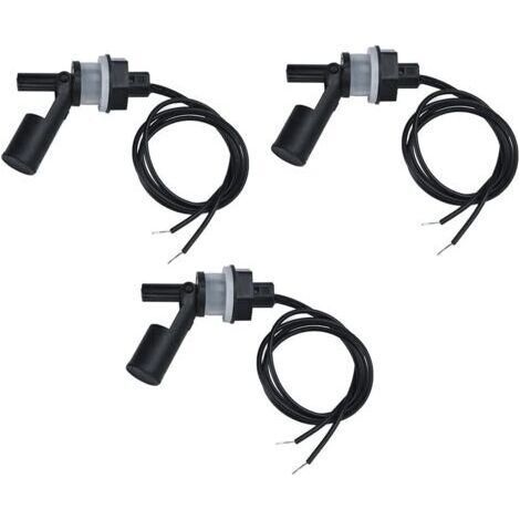 Set of 3 Water Level Sensors, Float Switch for, Pump Water Level Sensor Automatic Level Switch for Swimming Pool Aquarium (1/4)
