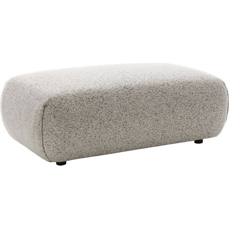 Pouf in Tessuto testurizzato Grigio - MONELIA