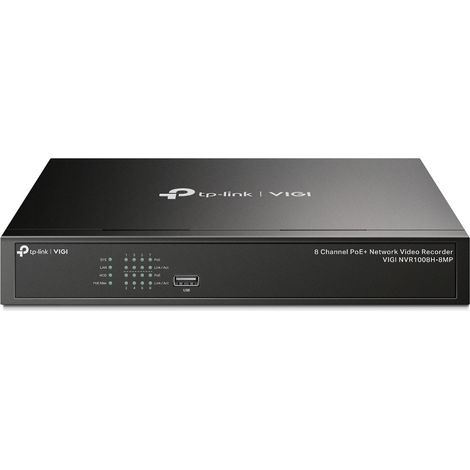 Netzwerk-Videorecorder NVR - TP-LINK - VIGI NVR1008H-8MP - 8 Kanäle - 4K - Nachtsicht