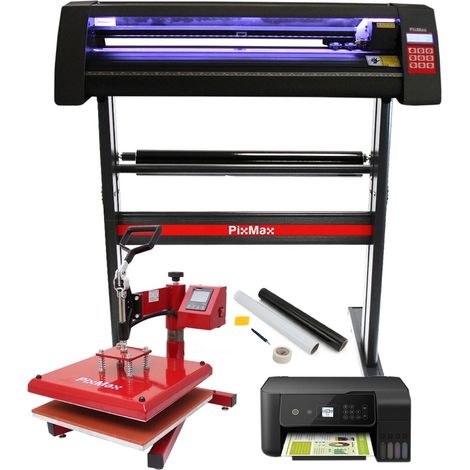 Plotter de Découpe Vinyle LED, Presse à Chaud Swing 38cm, Imprimante, Kit de Découpe Impression par Sublimation Transfert Kit de Démarrage Personnalisation (1/5)