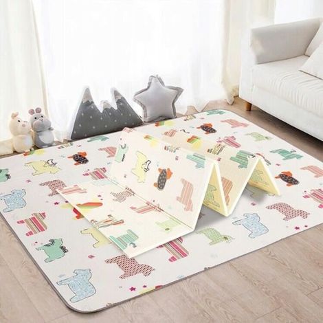 Mamabrum Tappeto Pieghevole in Schiuma Double Face XXL - 180x200cm
