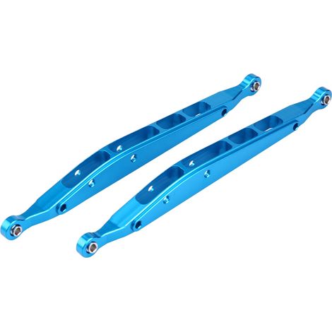 Bras de suspension inférieur en aluminium pour Axial 90026 Rock Racer - Bleu (1/4)
