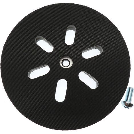 150-mm-Schleifscheibe, kompatibel mit Bosch GEX 150, GEX 150 AC und GEX 150 Turbo-Schleifgeräten – Härtegrad, Schleifscheibe und Stützteller (1/5)