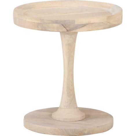 Maison Exclusive - Beistelltisch Ø40x45 cm Mango Massivholz (1/5)