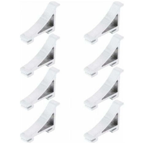 8 PCS Frigo Tarifs de Tablette Support de Clip de Tablette pour Réfrigérateur Congélateur de Refroidisseur