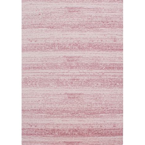 Tapis uni à dégradé rose 120x170cm – Style scandinave – 100% polypropylène – Hauteur 6mm – Densité 1400gr/m2 – Plus (1/5)