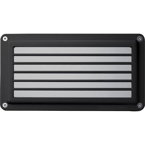 Encastré mural GAMMA IP54 E27 42W Noir (1/2)