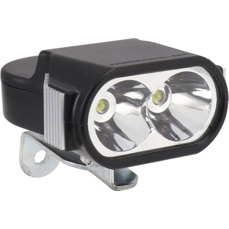Phare de vélo LED ultra-lumineux 24-60 V avec avertisseur sonore pour les sorties nocturnes (5 W) (1/5)