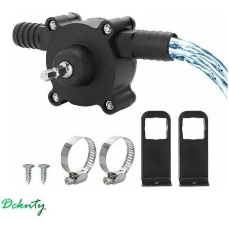 Elektrische Bohrmaschinenpumpe, Mini-Wasserpumpe, handgeführte elektrische Bohrmaschinenpumpe, tragbare selbstansaugende Pumpe, Haushaltsbohrmaschinenpumpe, kleine Wasserpumpe für Haus und Garten, 6,3 (1/5)