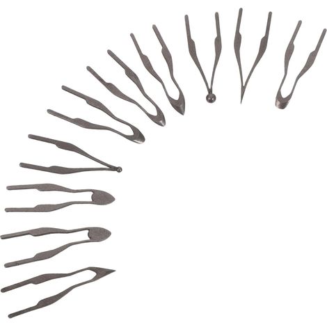 Ensemble de 10 pointes de pyrogravure haute impdance pour la gravure sur bois (1/3)