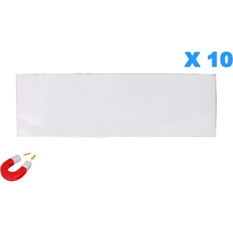 Lot de 10 Etiquettes magnétiques 25x80mm - 4034072 (1/2)