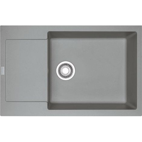 Franke Einbauspüle Maris MRG 611-78 XL Fragranit+ Steingrau Excenterbedienung (Druckknopf) (1/3)