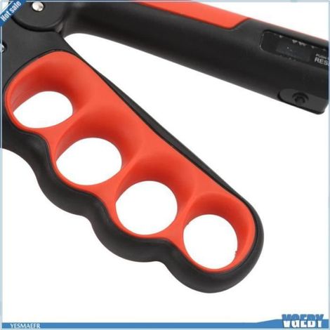 Hand Grip Strengthener Professionnel Réglable 11.0‑220.5lb Musiciens Athlètes et Rééducation Rouge (1/4)