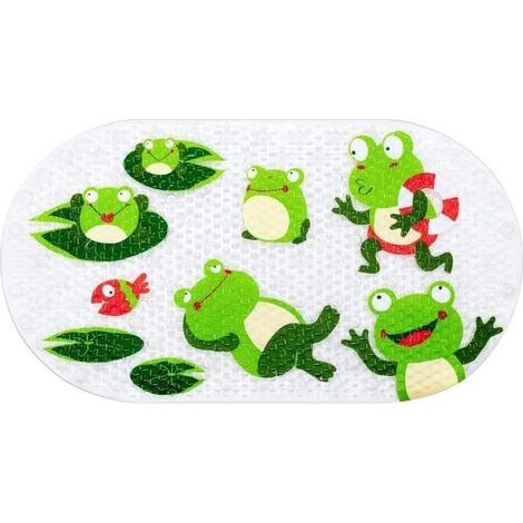 Non-slip bath mat - Child safe - Eco-friendly frog design PVC