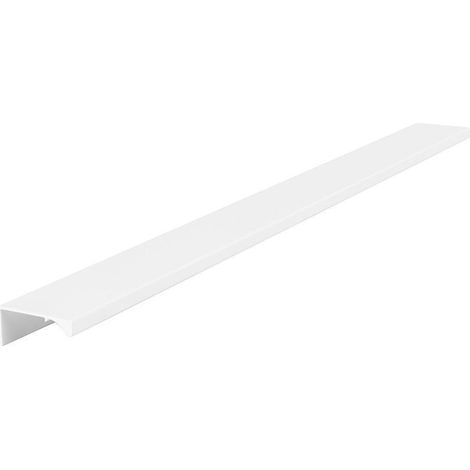 tirador aluminio modelo vico acabados plata mate, anodizado brillo, negro y blanco mate acabado blanco mate dist. agujero dist. 320mm. (1/3)