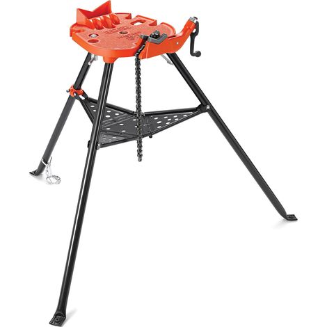 RIDGID 36273 Cavalletto con morsa a catena portatile TRISTAND modello 460-6, morsa per tubi da 3 mm a 150 mm (1/5)
