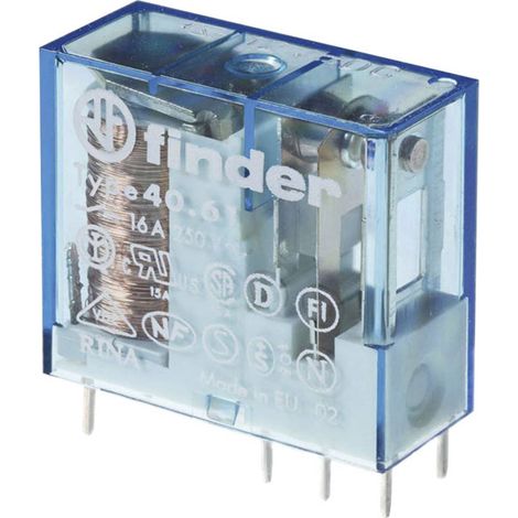 Finder 40.61.7.024.4000 Relè per PCB 24 V/DC 16 A 1 scambio 1 pz.