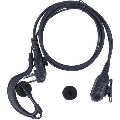 Écouteur PTT avec microphone pour talkie-walkie HYT Hytera TC-500 TC-518 TC-580 TC-446S TC-600 TC-610 TC-620 TC-618 TC-700 (1/5)