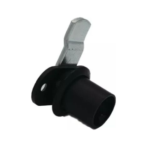 Serrure batteuse pour meuble Ø 16,5 mm, finition noire OJMAR